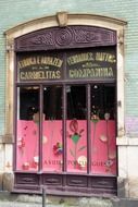 Flower shop window in Porto, Portugal