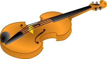 instrument violin drawing