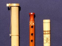various wooden musical instruments