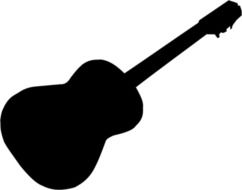 graphic image of a guitar