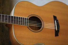 classic wooden guitar