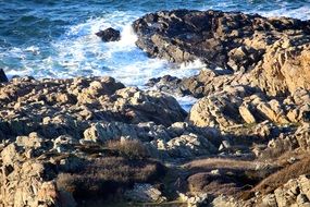 rocky coast in Kullaberg