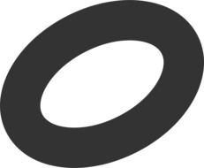 painted black ring