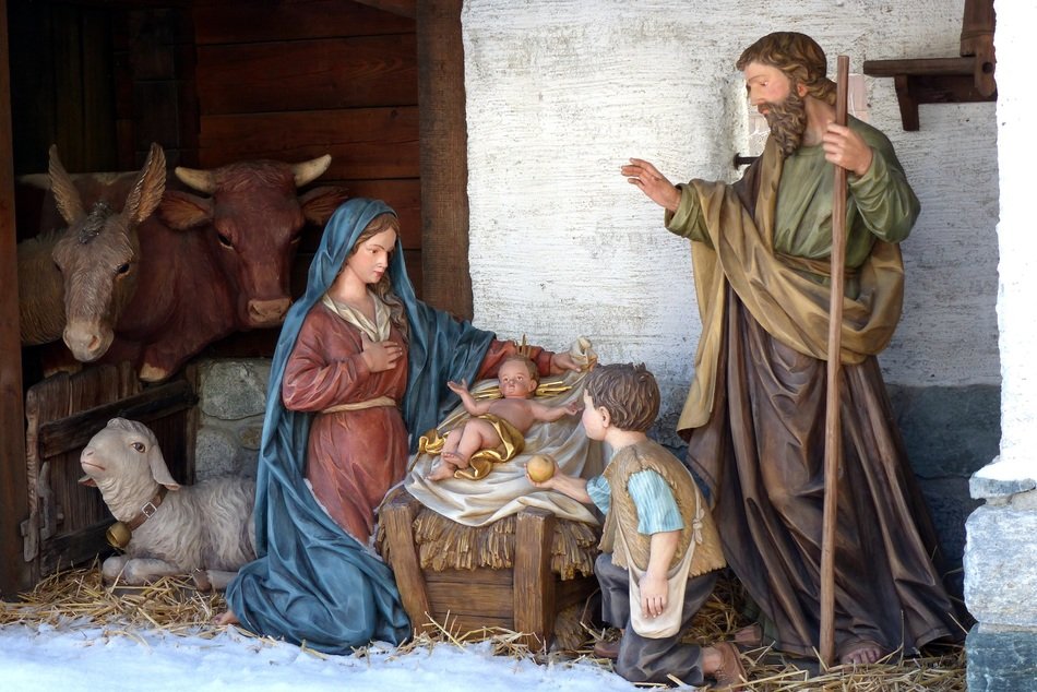picture showing the story of the Nativity