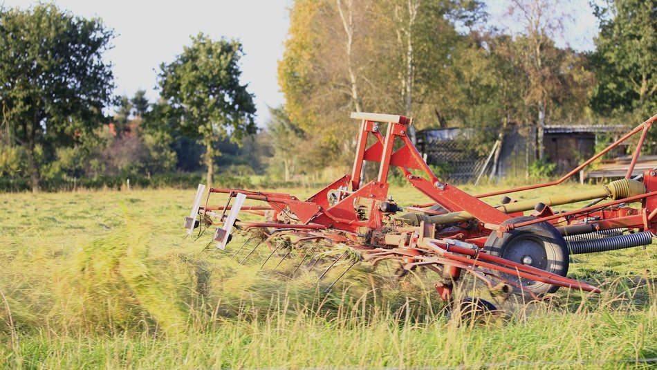 Picture of windrower machine