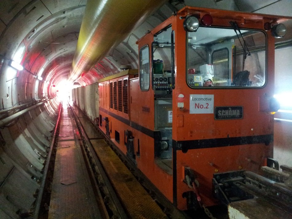 work in the tunnel