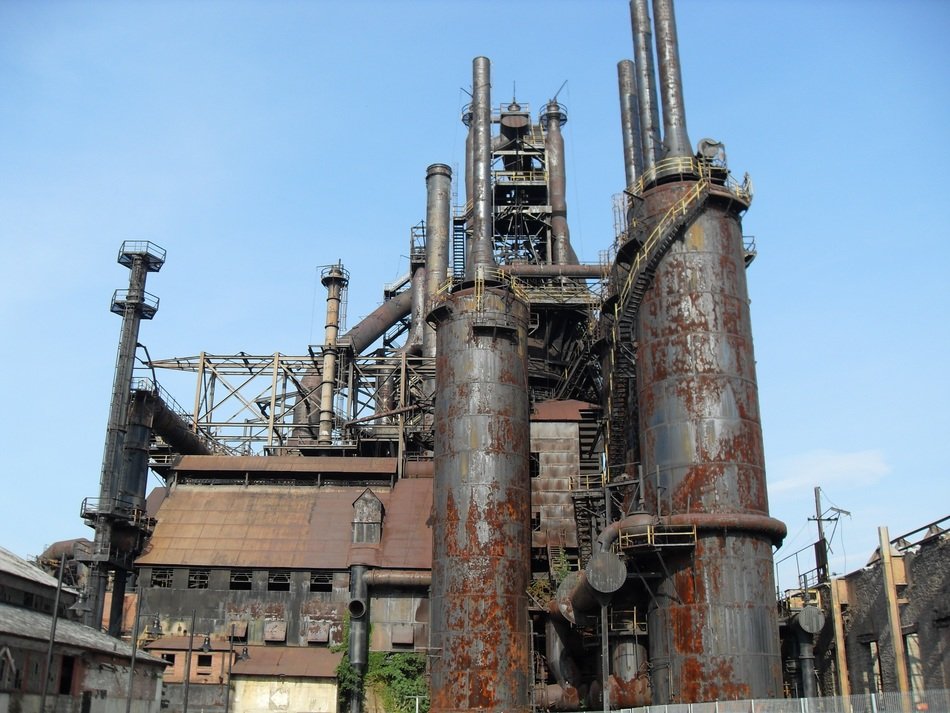 photo of the industrial plant in Bethlehem