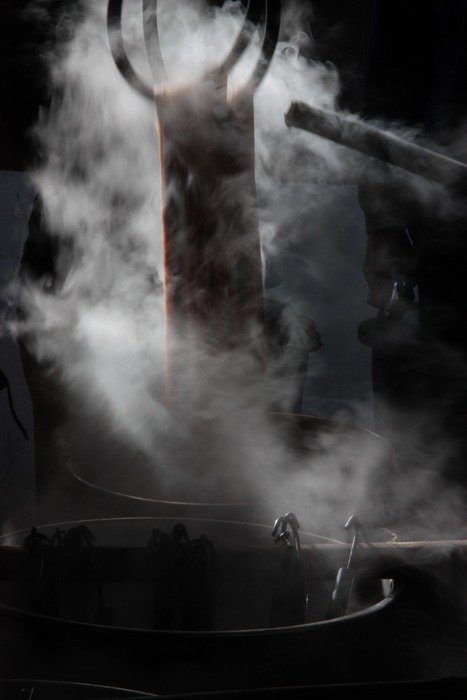 wool steaming, artisanry