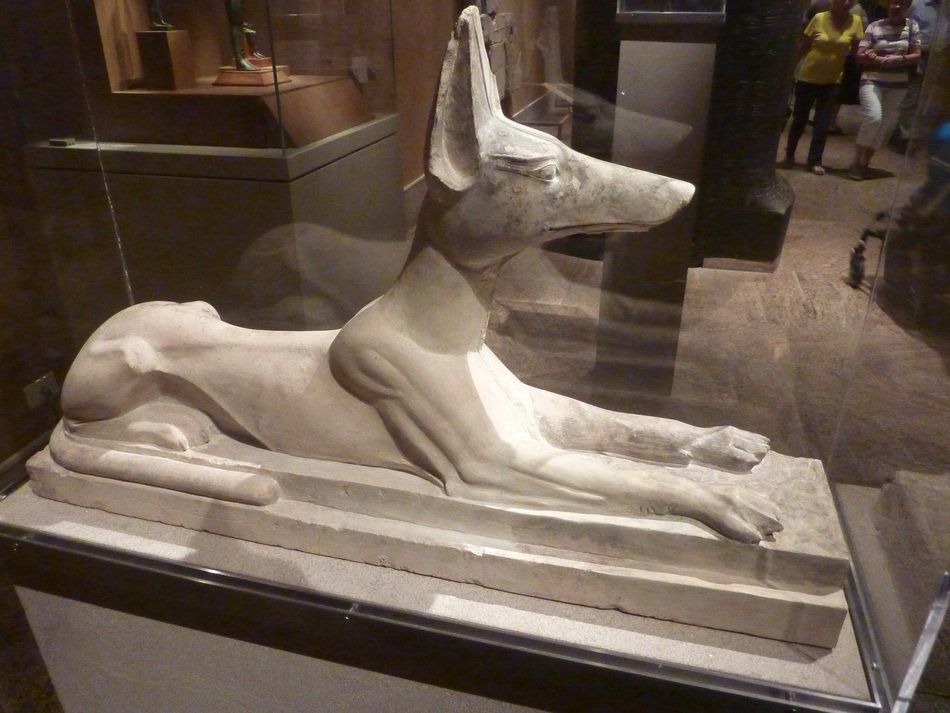 sculpture in the Egyptian Museum