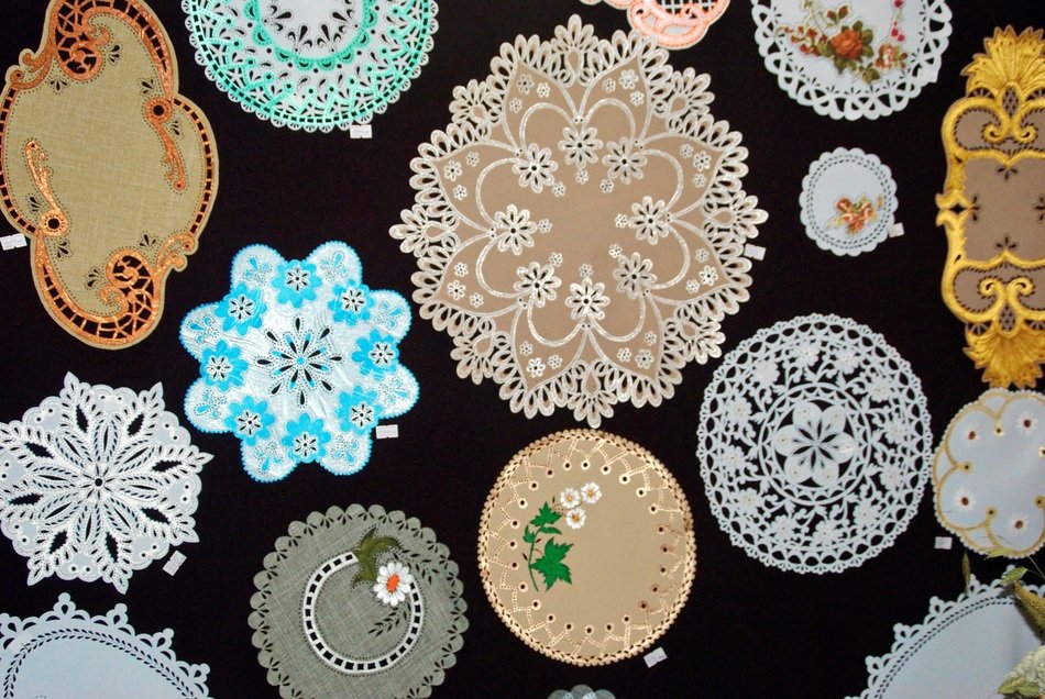 wicker napkins as a craft