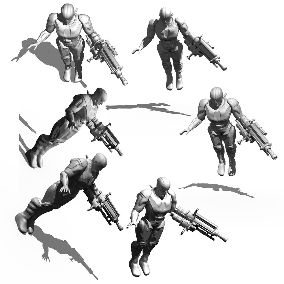 six models of cyborgs