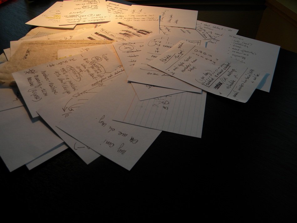 note card