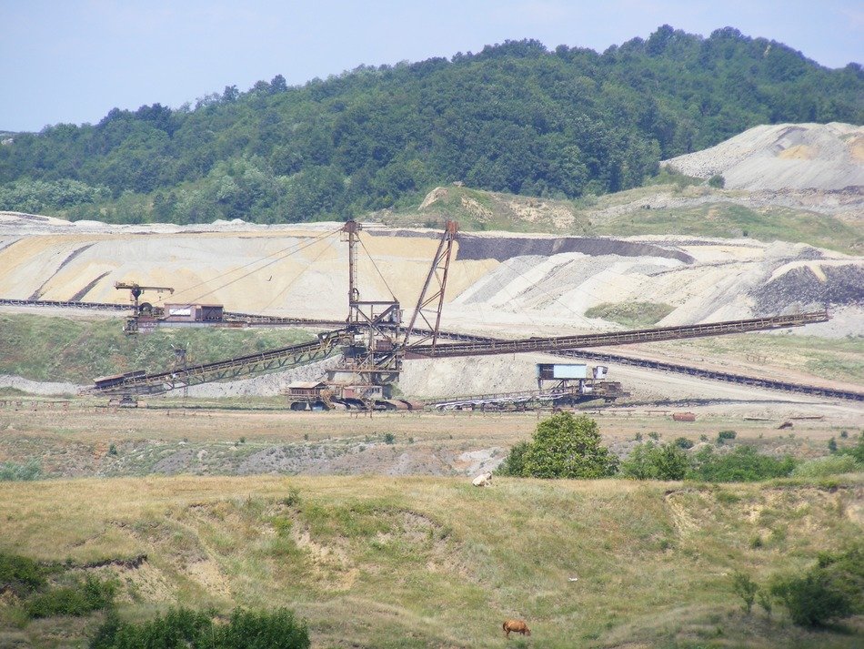 Coal mining in the district of Pinoasa