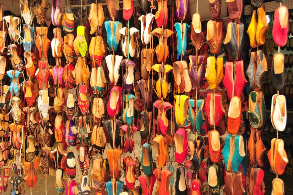 Slippers in Morocco