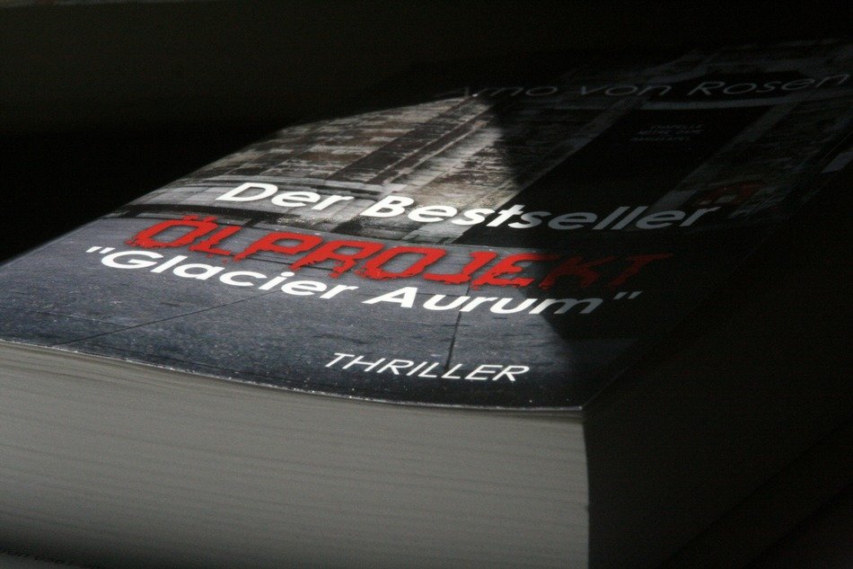 book der bestseller QLPROJE 'glacier aurum' thriller