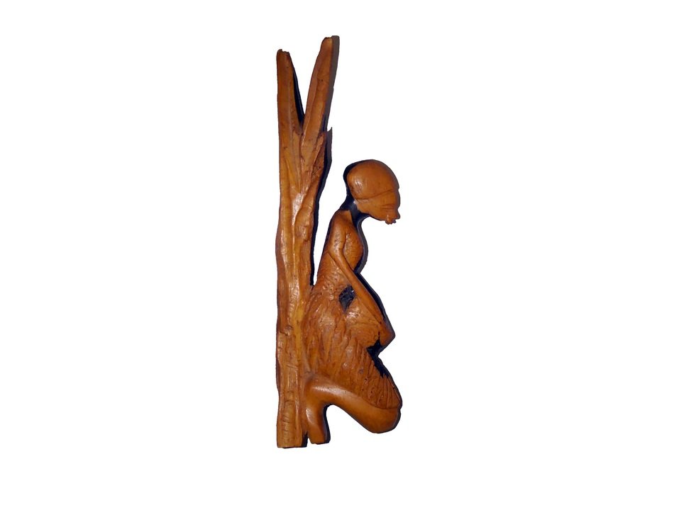 wooden statue, Nubia