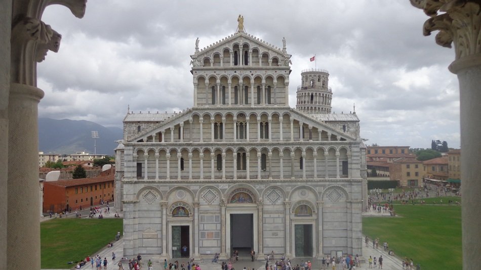 Monument in the Tuscany in Italy