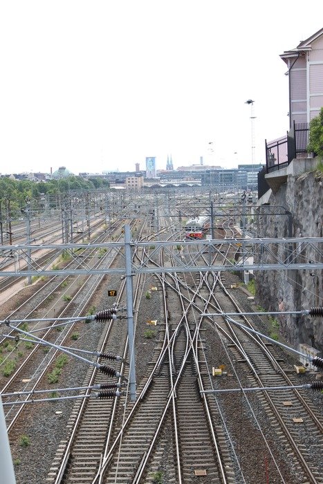 view from the railway bridge