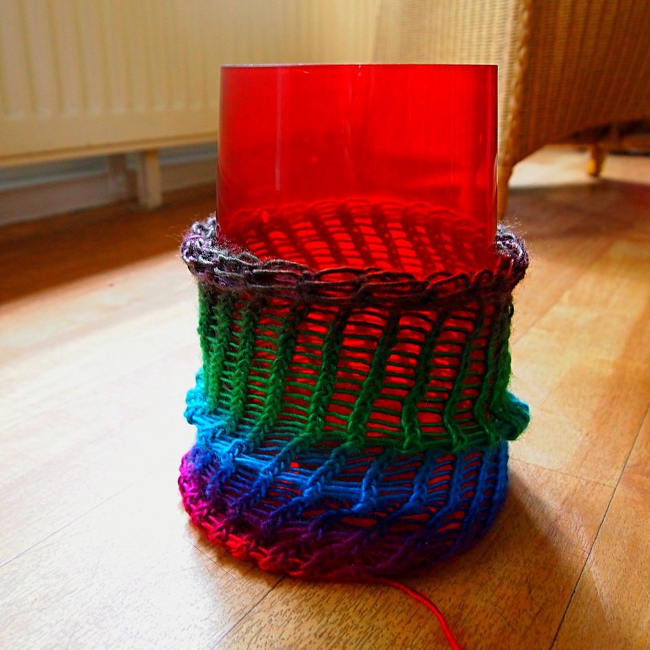 fabric crafts vase