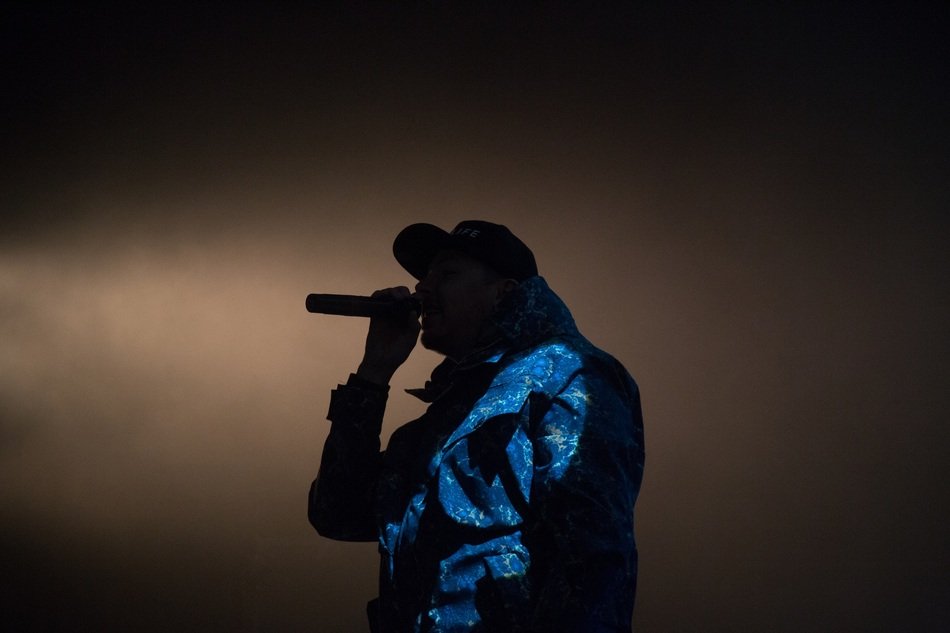 male singer at the concert