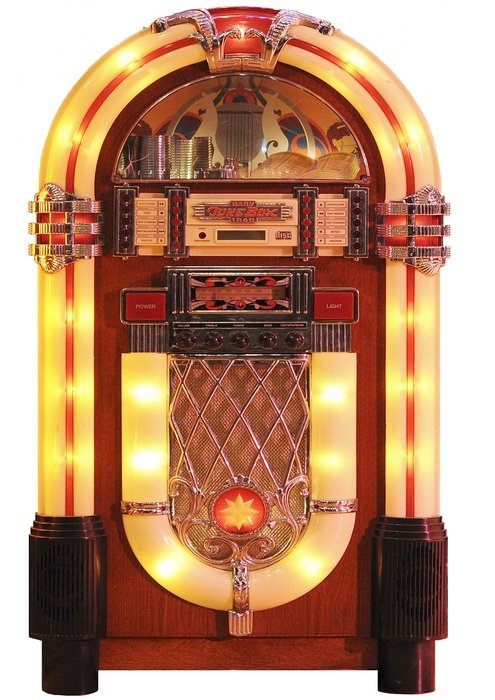jukebox from the fifties with rock ' roll music