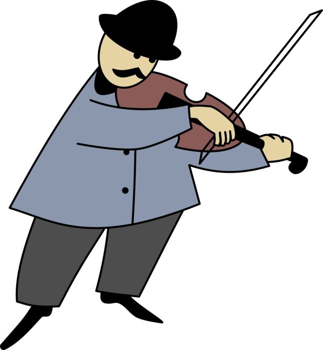 Picture of violinist