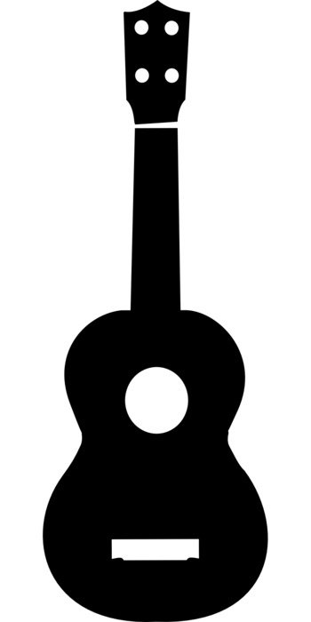 guitare silhouette drawing