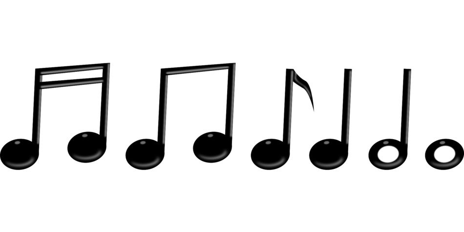 notes of various sizes