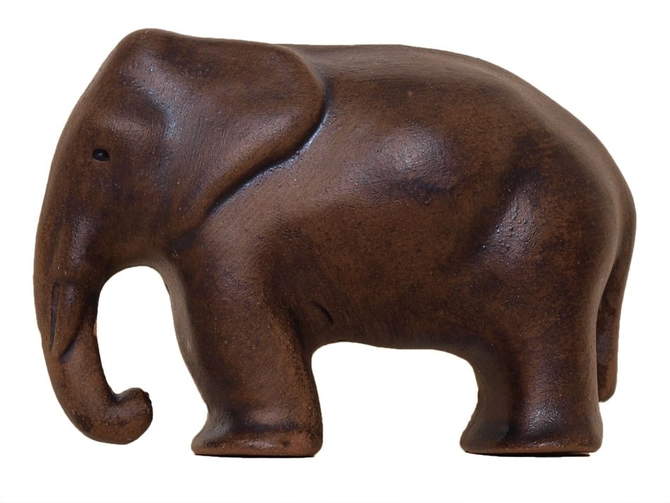 brown elephant as decoration