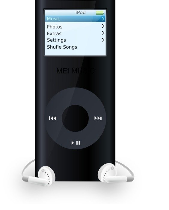 Picture of black ipod