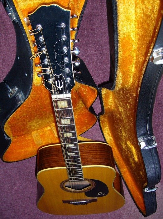 12-string guitar close up