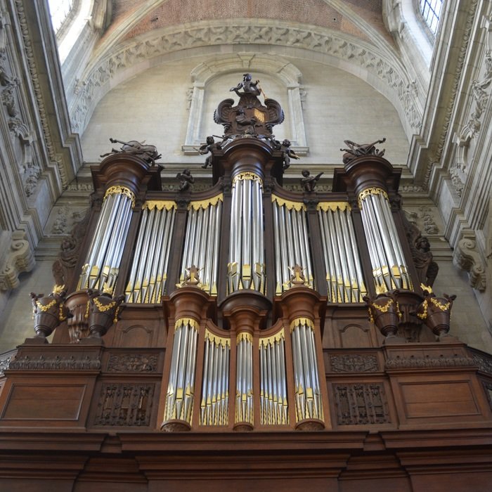 beautiful organ in Grimbergen Abbey
