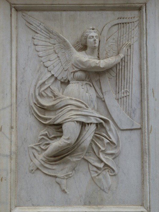 Sculpture of angel