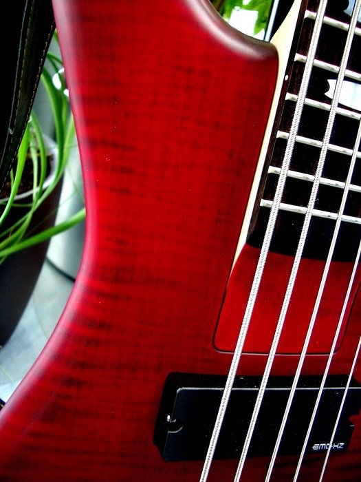 5 strings on a electric guitar