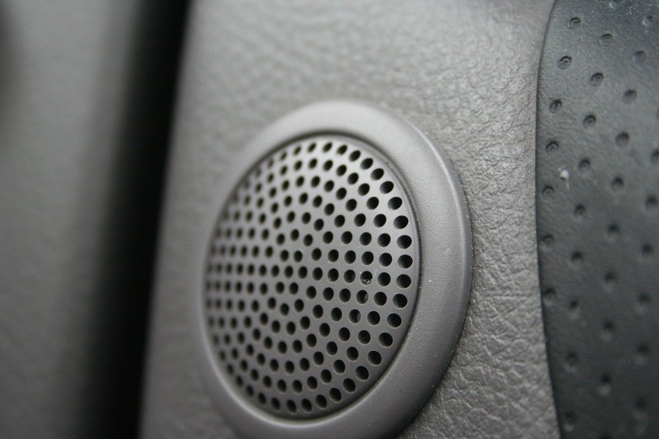 speaker in the car