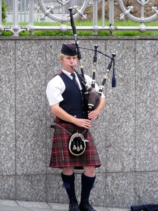 Piper in Scotland