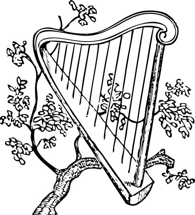 harp on the tree
