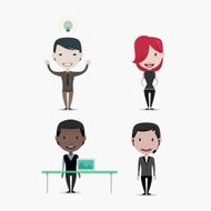 Business people set