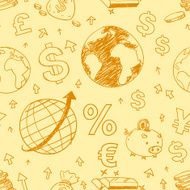 Seamless background - Finance and business