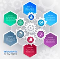 Gears paper infographics