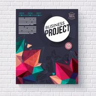 Business project vector template