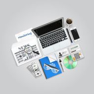 Business collage items