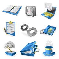 Business &amp; Office Icon Set