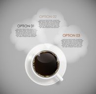 Coffee Infographic Templates for Business Vector Illustration E