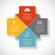 Infographic Templates for Business Vector Illustration N28