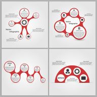 Set infographics design elements