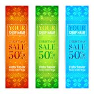 Christmas Sale Banners Set N2