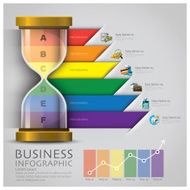 Sandglass Money And Financial Business Infographic N2