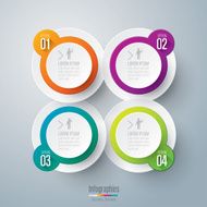 Infographics vector design template N6