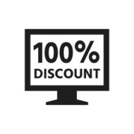 Computer Monitor icon on a white background - SingleSeries N21